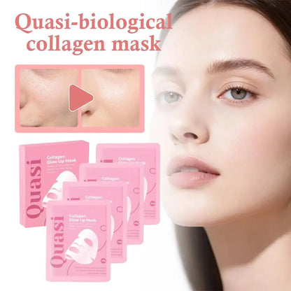 Bio Collagen Overnight Face Mask - 4-Piece Set for Nourishing, Brightening & Smoothing Skin