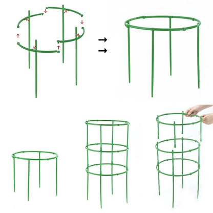 Plant Support Pile - Semicircle Flower Stand Cage for Garden, Plant Grow Fixing Rod, Vine Climbing Bracket Stake Holder - Bonsai Tool