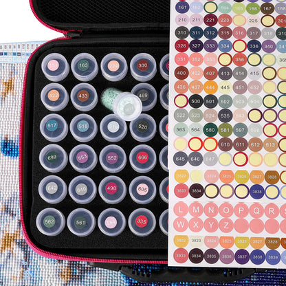 447 DMC Diamond Painting Color Number Stickers – Label Set for Storage Boxes & Bottles