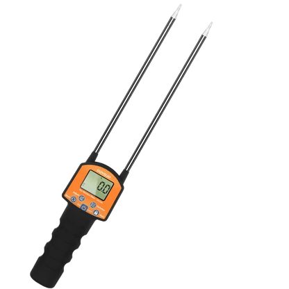 GS120A Digital Hay Moisture Meter - 0–80% Moisture Tester with LCD Probe for Hay, Straw & Grass Bales