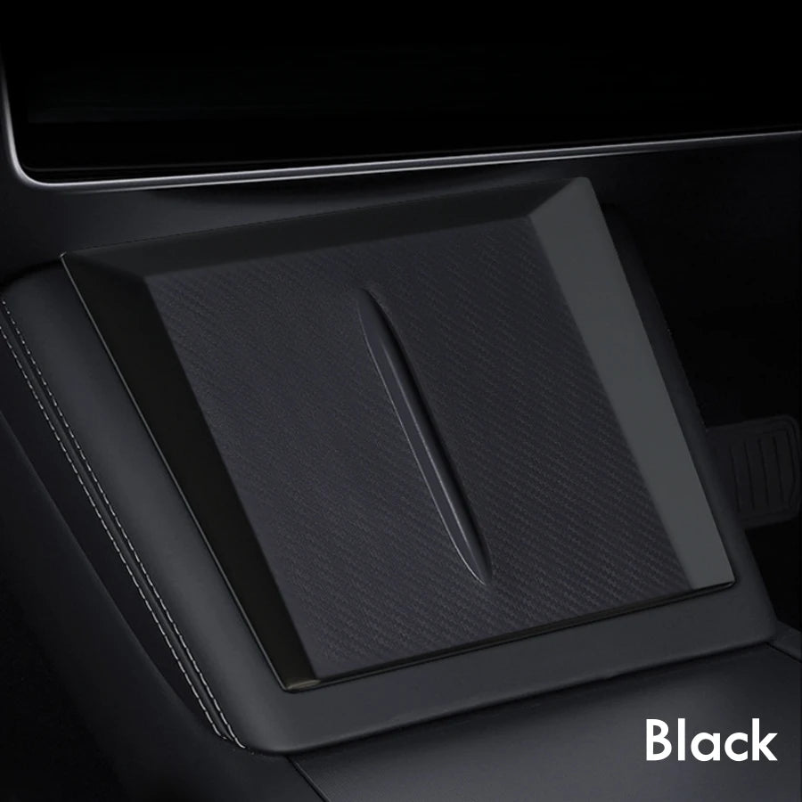 Silicone Wireless Charging Mat for Tesla Model Y Juniper 2025–2026 & Model 3 Highland - Anti-Slip Center Console Protector Pad