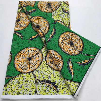 African Wax Print Fabric - Nigerian Ankara Batik Dutch Fabric for Women’s Dresses & Sewing Materials
