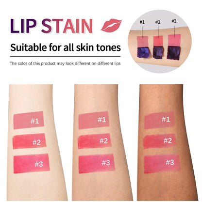 Peel-Off Lip Stain – Long-Lasting, Waterproof Pink Lip Tint | Transfer-Proof Natural Lip Color for Women’s Cosmetics