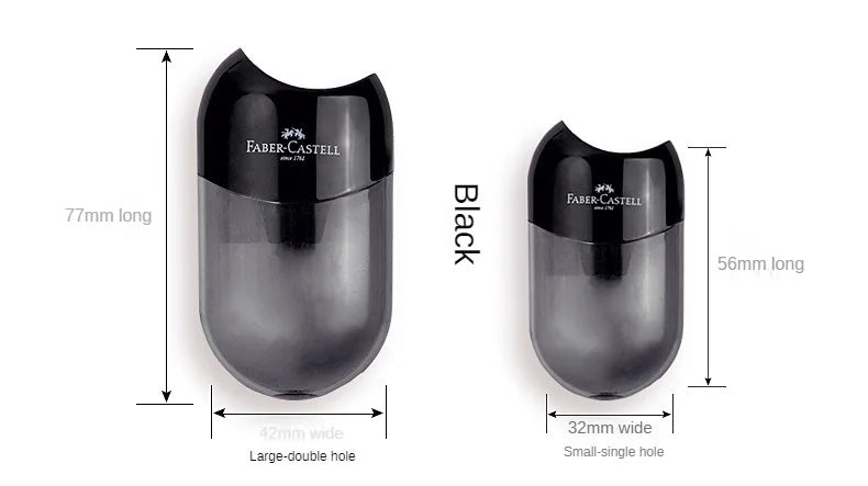 Double & Single Hole Transparent Pencil Sharpener – Creative Pen Knife for Kids & Students, School Supplies