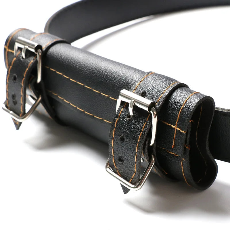 Anime Demon Cosplay Katana Belt & Sword Holster – 1/2/3 Tier Waist Holder for Japanese Samurai Knife & Real Size Sword Decor