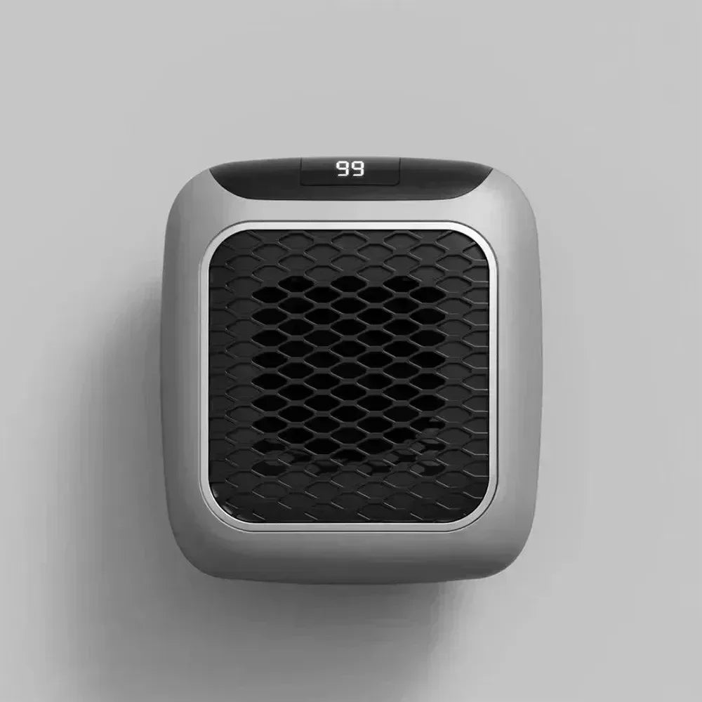 800W Mini Wall-Mounted Ceramic Heater - PTC Fast Heating Electric Bathroom Heater with Remote Control for Indoor Use