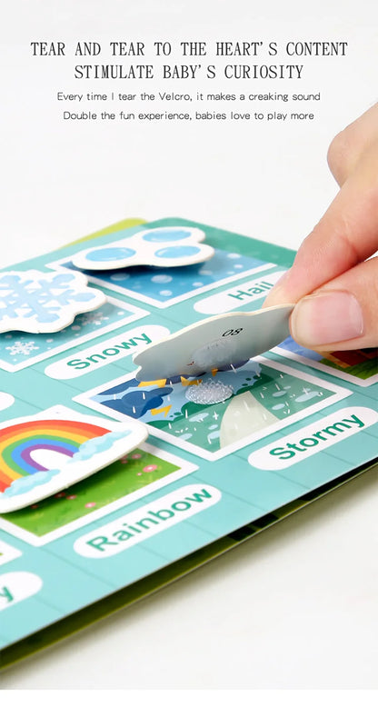 Montessori Baby Busy Book – My First Quiet Book, Early Learning Toy & Matching Game for Toddlers (2-3 Years)