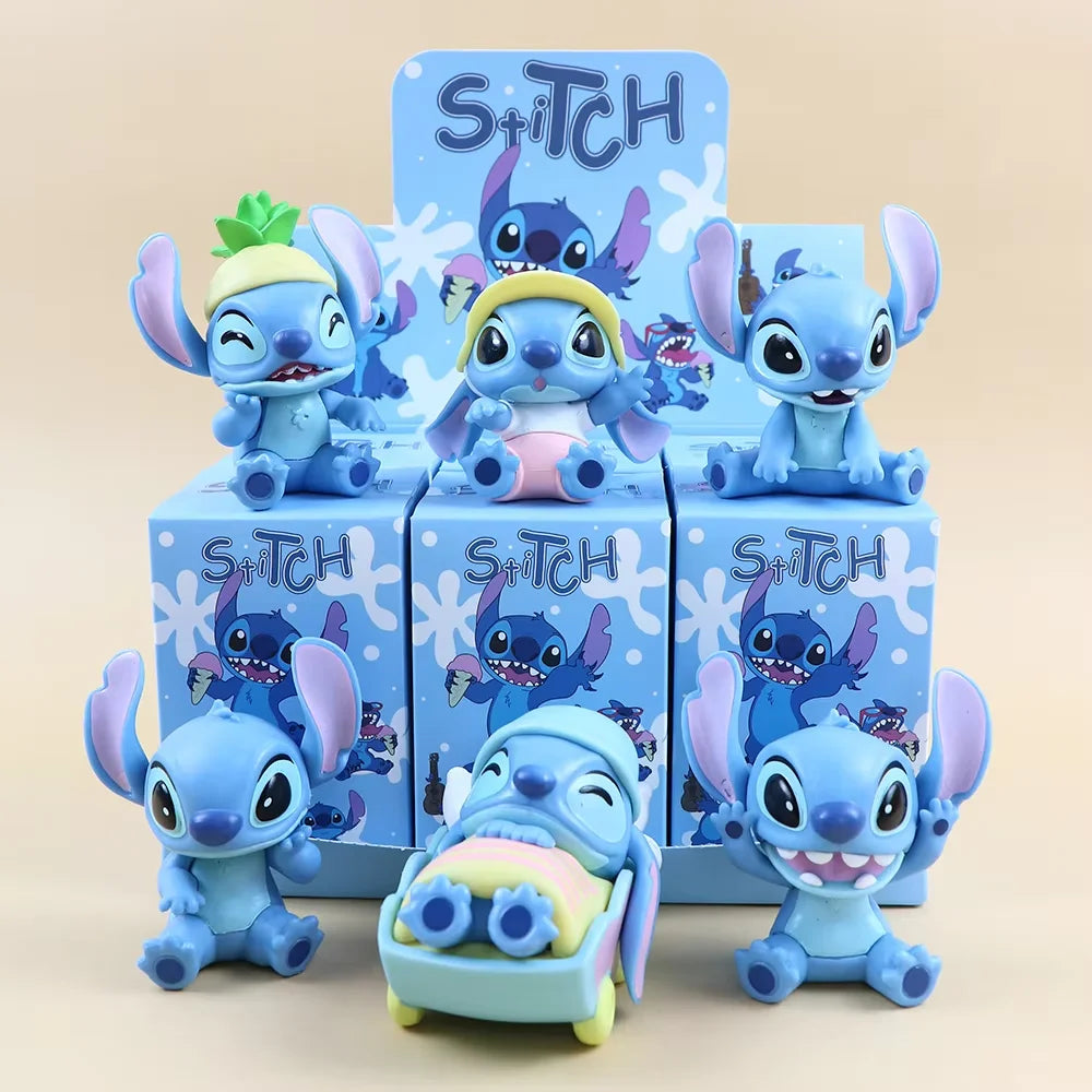 1/6PCS Stitch & Changyou Series Blind Box – High-Quality Personalized Holiday & Birthday Gift Collectibles