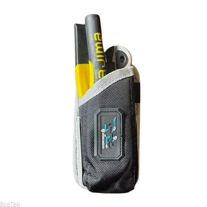 Portable Tool Belt Pouch - Compact Organizer Bag with Metal Hooks for Electrician Tools