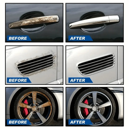 Universal Rust Remover Spray – Powerful Metal Cleaner for Car Wheels and Metal Surfaces, Restores a Smooth Finish