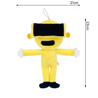 Sprunki Plush Toys – Humanoid Sprunki Soft Cartoon Pillow, Stuffed Game Doll for Kids’ Birthday Gift