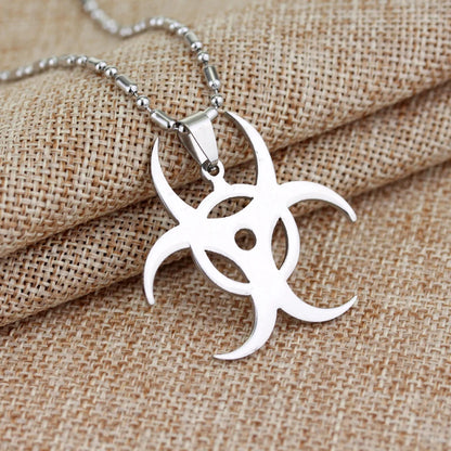 Resident Evil Symbol Necklace - Unisex Pendant Chain for Cosplay, Parties & Fan Gifts