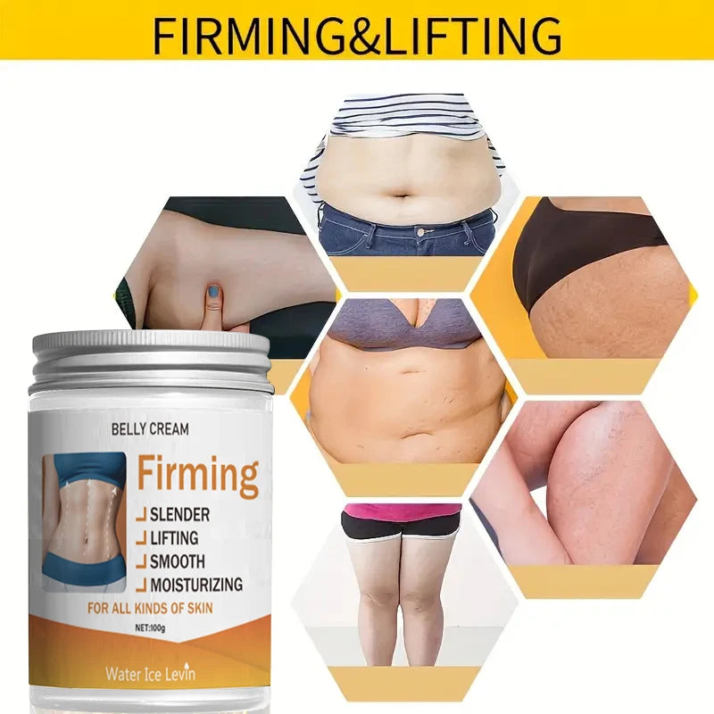 Abdominal Firming Cream – Skin Tightening & Lifting Body Moisturizer, Hydrating Anti-Sagging Cream for Abdomen, Thighs, Buttocks & Arms, All Skin Types Care Lotion