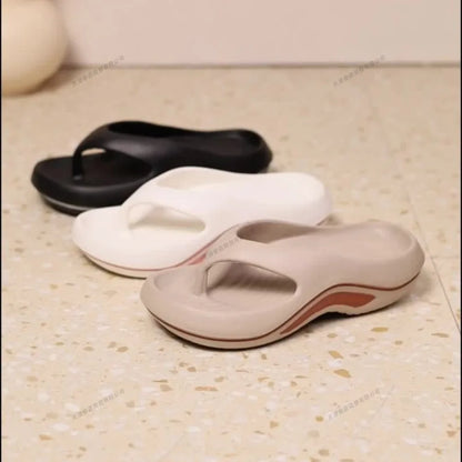 Women’s Stylish EVA Flip Flops – Soft Anti-Slip Anti-Odor Beach Sandals for Summer Casual & Outdoor Wear