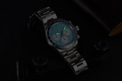 RollsTimi Men's Watch 2024 – Luxury Japan VK63 Quartz Chronograph, Sapphire Glass, Stainless Steel Wristwatch