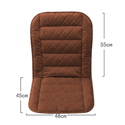 USB Heated Backrest Cushion for Office Chair – 3-Speed Temperature Heating Pad Winter Seat Mat