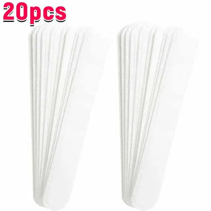 40PCS Hat Sweat Absorber Stickers – Summer Cap Liner Bands, Adhesive Sweatband Strips for Visor Hats Size Reduction