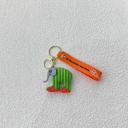 Italian Brainrot Cartoon Keychain – Funny Tung Tung Tung Anime PVC Key Ring Pendant Gift