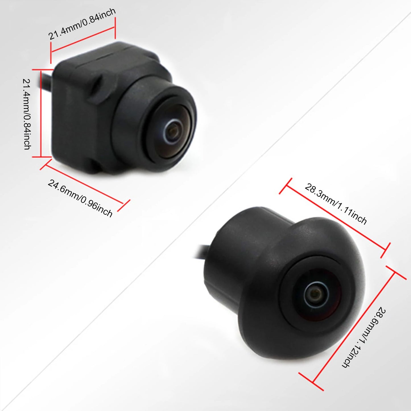 360 Vehicle Camera System – Panoramic Surround View with 1080P AHD Right, Left, Front, and Rear Cameras, Night Vision, Compatible with Android Auto Radio