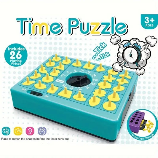 Timing Puzzle Game – Exciting Finger Shape Matching Board with Pop-Up Mechanism, Educational Concentration Game
