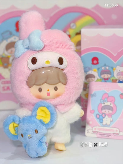 Genuine Sanrio x zZoton Love-League Buddies Vinyl Dolls Blind Box – Cute Hello Kitty & Kuromi Collectible Toys Gift