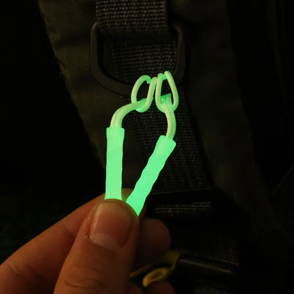 Glow-in-the-Dark Zipper Pull Pendant - Luminous Replacement Slider for Travel Bags, Backpacks & Outdoor Gear