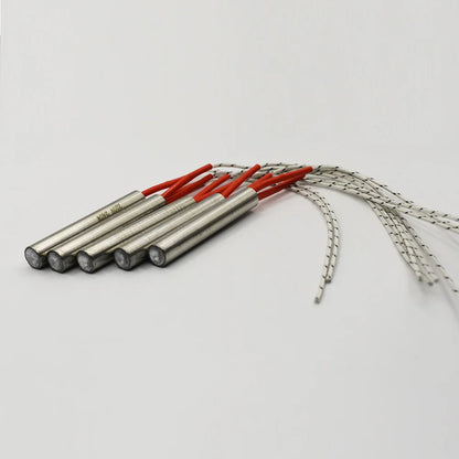 5pcs 220V Stainless Steel Cartridge Heaters - 6mm Tube Heating Elements 80W-300W Custom Sizes