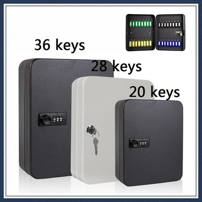 Key Safe Box – Multi-Key Storage Organizer with Password for Spare Car Keys, Home, Office, and Store Use