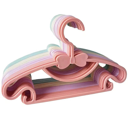 5-50PCS Baby Plastic Hangers – Kids Clothes Storage Rack for Nursery, Toddlers & Infants, Portable Home Use