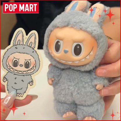 Genuine POP MART Labubu Vinyl Plush Pendant — Macarons “Have A Seat” & Coca Cola Series Blind Box Toys V1-V3