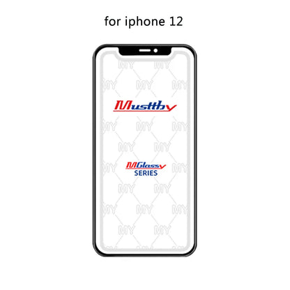 Musttby 5PCS Front Outer Glass + OCA for iPhone — 1:1 Original Touch Screen Repair for iPhone 11/12/13/14 Pro & X/XS Max