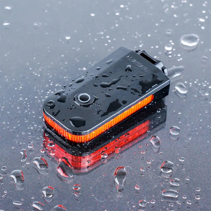 RAVEMEN CL01 Bike Taillight - USB Rechargeable LED Rear Light with Brake Sensor & Side Visibility