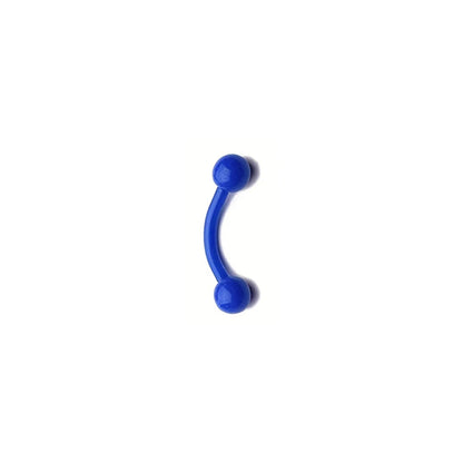 8mm Colorful Plastic Piercing Studs - Soft Lip, Nose & Cartilage Body Jewelry