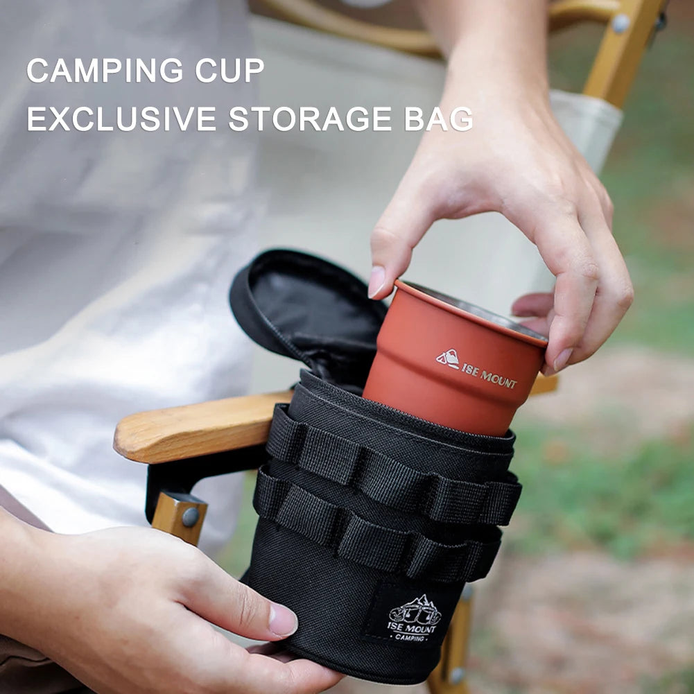 1 or 2pcs Lightweight Camping Storage Bags – Large & Small Accessory Organizers with Handles & Hanging Holes