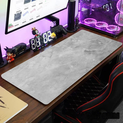 Large 900x400mm XXL Overlock Desk Mat – Grey Gaming Mouse Pad & Keyboard Mat for Desktop Accessories