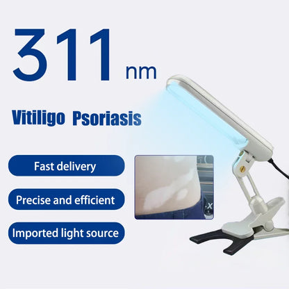 311nm UVB Phototherapy Lamp – Narrow Band UV Light Therapy Device for Vitiligo & Psoriasis Skin Treatment Instrument