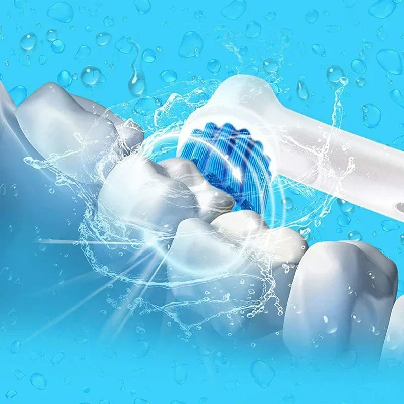 Replacement Brush Heads for Oral-B io2-io10 & Cross Action Electric Toothbrush – Compatible Nozzles