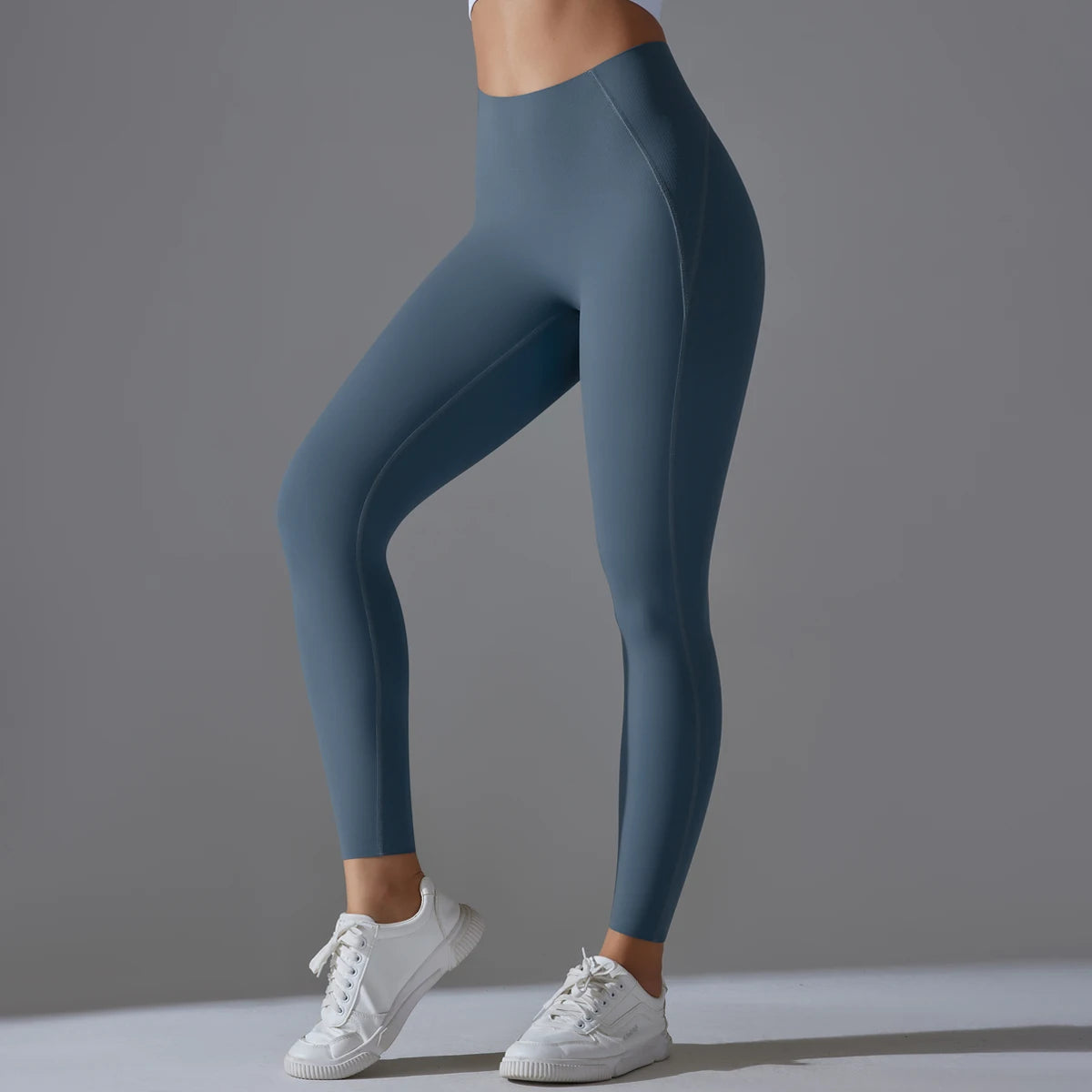 High Waist Yoga Leggings – Tummy Control, Squat-Proof Slimming Booty Pants for Running, Cycling, and Gym Workouts