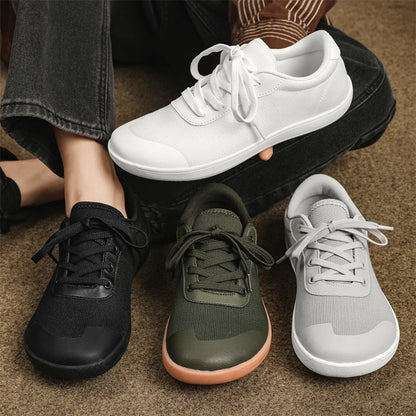 SNORW Wide Barefoot Shoes - Zero Drop Casual Sneakers for Men & Women, Perfect for Outdoor Trail Running