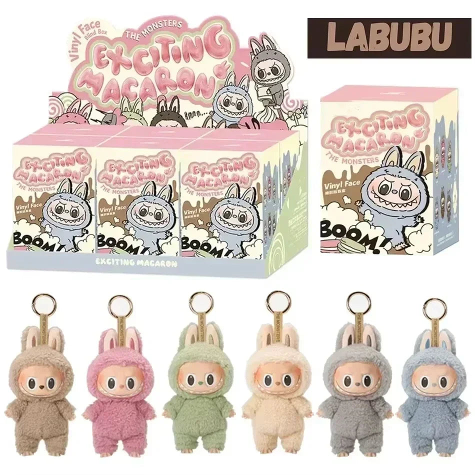 2025 Labubu V3 Generation Plush Toy – THE MONSTERS Vinyl Blind Box Series Heartbeat Macaron 3rd Edition