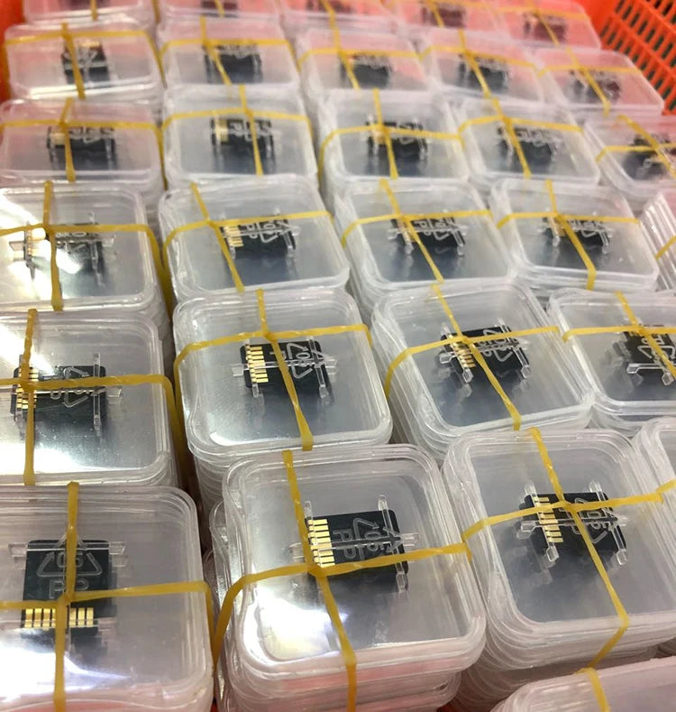 50PCS TF & SD Memory Cards – Class 10 2GB-256GB with Custom Logo for Digital Devices
