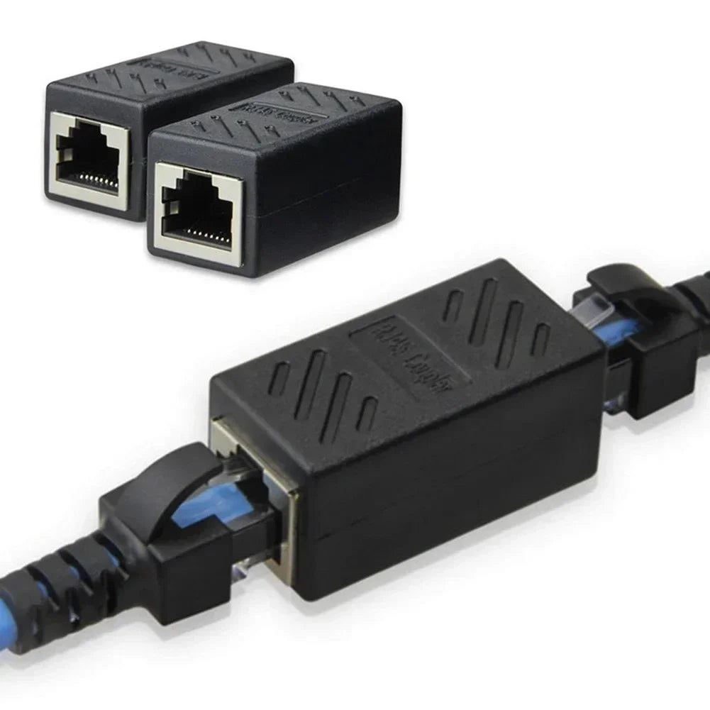 5/10/20Pcs RJ45 Ethernet Coupler – Female to Female LAN Connector Adapter for Cat5e, Cat6, Cat7 Cable Extender