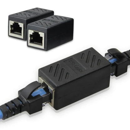 5/10/20Pcs RJ45 Ethernet Coupler – Female to Female LAN Connector Adapter for Cat5e, Cat6, Cat7 Cable Extender
