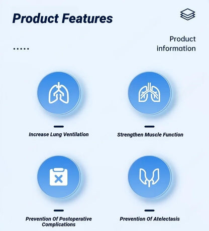 3-Ball Breathing Trainer — Lung Function & Respiratory Spirometry Exerciser for Deep Breath and Capacity Improvement