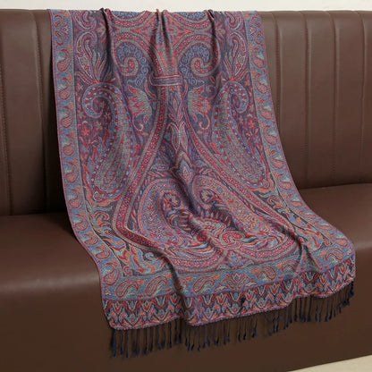 Luxury Autumn Cashmere Pashmina Shawl – Warm Winter Scarves for Women, Printed Cotton Foulard Stole Scarf 2023