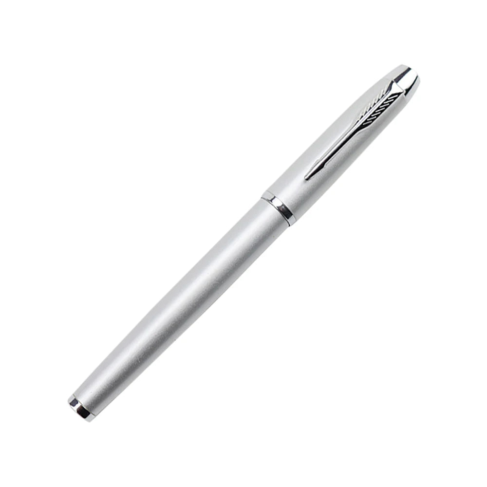 Luxury Stainless Steel Rollerball Signature Pen – Business & Office Ballpoint Pen for Students & School Supplies
