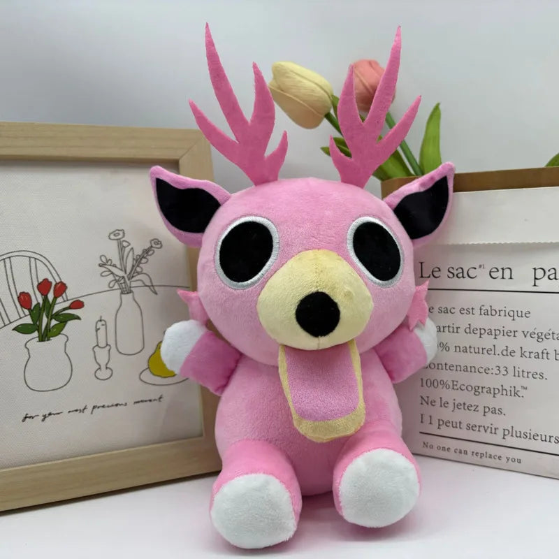 2026 New 99 Nights in the Forest Plush – Brown Elk, White Owl Stuffed Dolls & Pillows for Kids’ Gifts