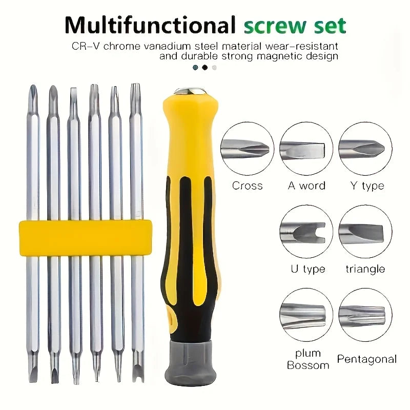 7-in-1 Precision Screwdriver Set - Premium Durable Repair Tools and Desk Gift