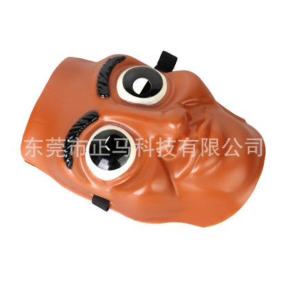 Italian Brainrot Tung Halloween Face Mask — Funny Anime Cosplay Party Accessory