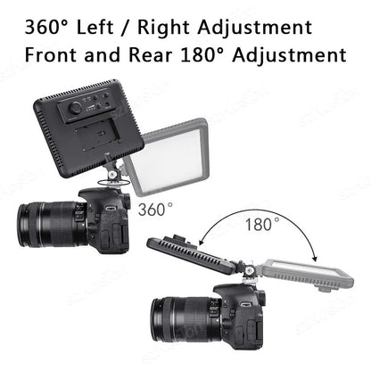 Mini Monitor Mount Holder – Adjustable Tripod Head with Cold Shoe Adapter for Flash, Microphone & Fill Light